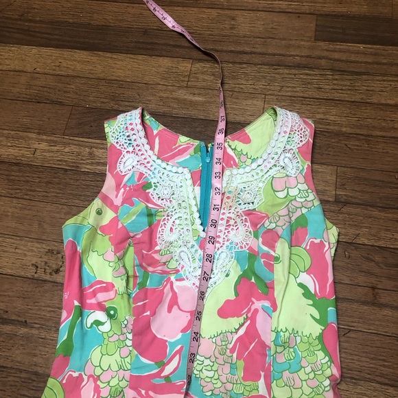 Lilly Pulitzer Floral Dress with Lace Detail - Picture 5 of 10
